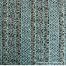 Poliéster e spandex tecido Jacquard Lace